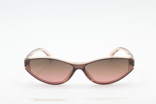 Brown Lightweight Cat Eyes Sunglasses For Women