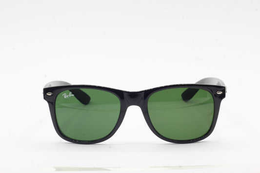 Black Lightweight Wayfrer Sunglasses For Men