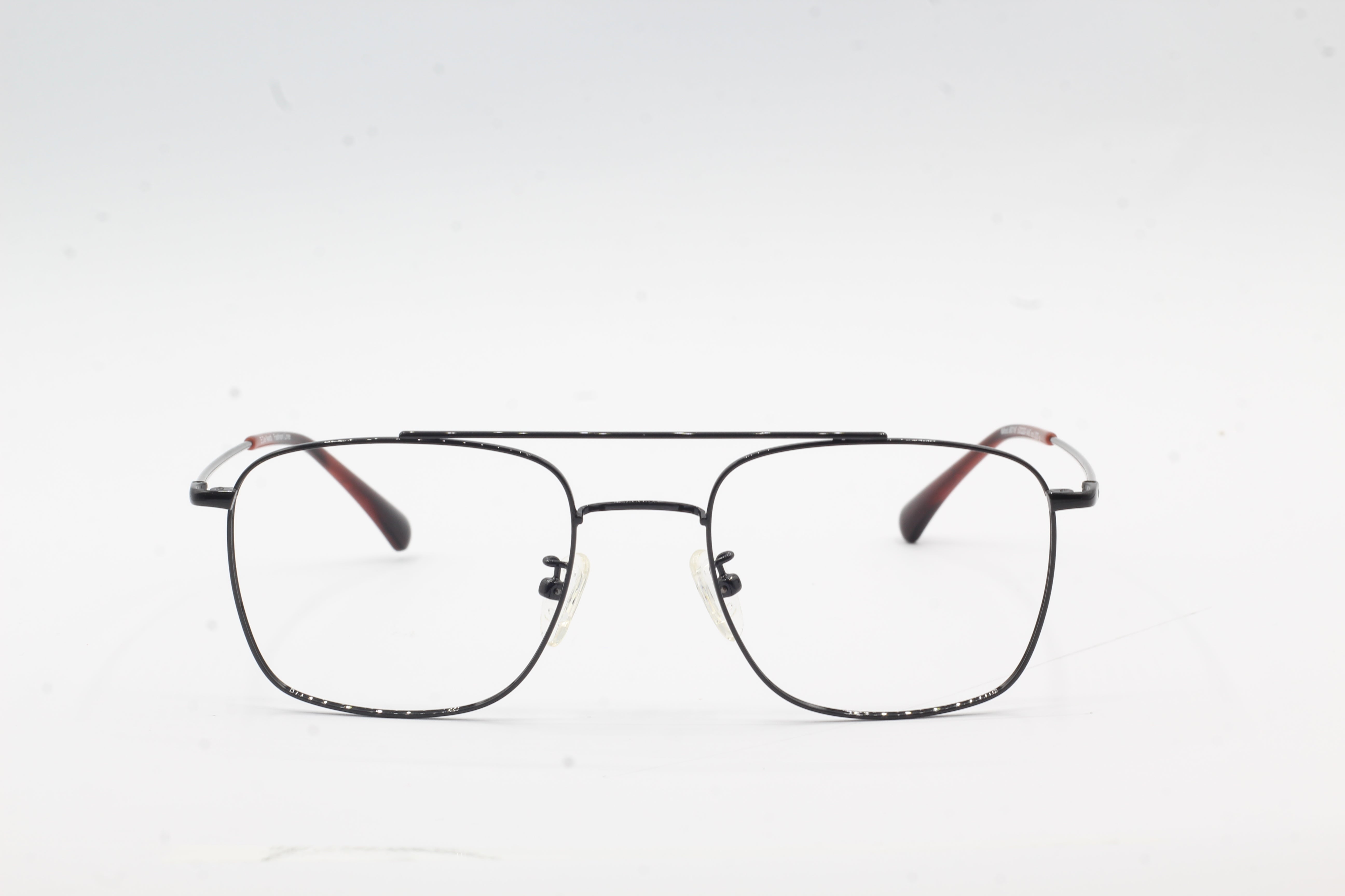 Black Metal Lightweight Aviator Eyeglasses For Men – Optics Insight